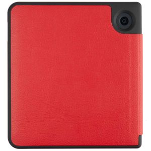 Gecko Covers Slimfit Klapphülle Rot für das Kobo Libra H2O