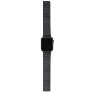 Decoded Silicone Magnetic Traction Strap Lite für Apple Watch Series 1-9 /  SE / Ultra (2) - 42/44/45/49 mm - Charcoal