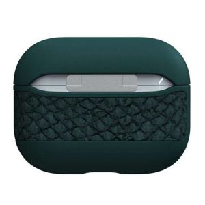 Njorð Collections Salmon Leather Case für Apple AirPods Pro 1 / Pro 2 - Dark Green