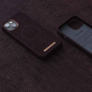 Njorð Collections Salmon Leather MagSafe Case für das iPhone 13 - Rust