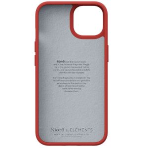 Njorð Collections Wildleder Comfort+ Case für das iPhone 14 - Burnt Orange