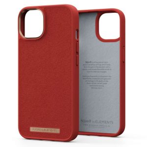 Njorð Collections Wildleder Comfort+ Case für das iPhone 14 - Burnt Orange