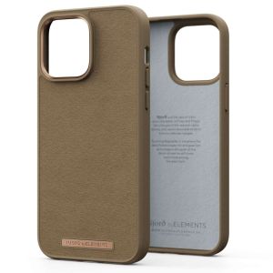 Njorð Collections Wildleder Comfort+ Case für das iPhone 14 Pro Max - Camel