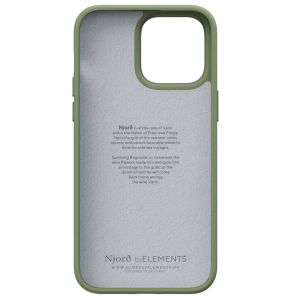 Njorð Collections Wildleder Comfort+ Case für das iPhone 14 Pro Max - Olive