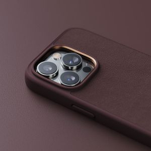 Njorð Collections Genuine Leather MagSafe Case für das iPhone 14 Pro - Dark Brown