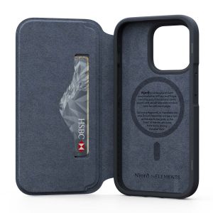 Njorð Collections Genuine Leather MagSafe Wallet Case für das iPhone 14 Pro - Black