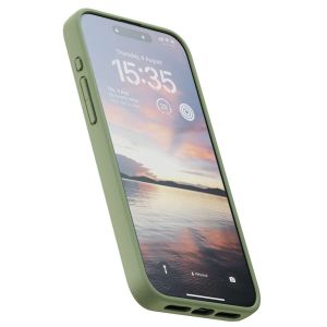 Njorð Collections Wildleder Comfort+ Case MagSafe für das iPhone 15 Pro Max - Olive