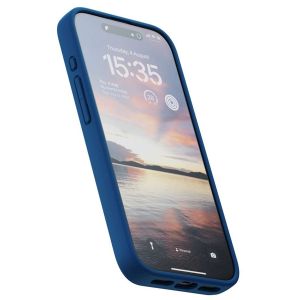 Njorð Collections Wildleder Comfort+ Case MagSafe für das iPhone 15 Pro - Blue