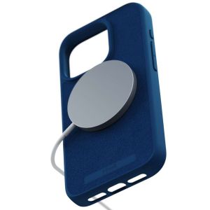 Njorð Collections Wildleder Comfort+ Case MagSafe für das iPhone 15 Pro - Blue