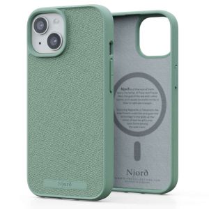 Njorð Collections Fabric MagSafe Case für das iPhone 15 - Turquoise