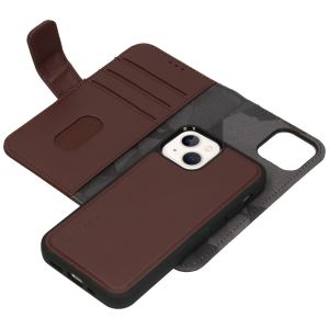 Decoded 2 in 1 Leather Klapphülle für das iPhone 13 Mini - Schwarz