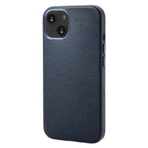 Decoded Leather Backcover MagSafe für das iPhone 13 - Blau