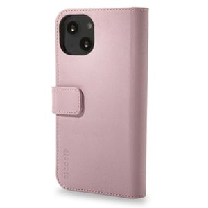 Decoded 2 in 1 Leather Klapphülle für das iPhone 13 - Rosa
