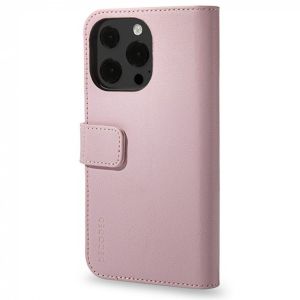 Decoded 2 in 1 Leather Klapphülle für das iPhone 13 Pro - Rosa