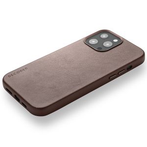 Decoded Leather Backcover MagSafe für das iPhone 13 Pro Max - Schwarz