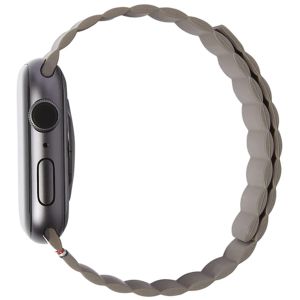 Decoded Silicone Magnetic Traction Strap Lite für Apple Watch Series 1-9 / SE - 38/40/41 mm - Dark Taupe