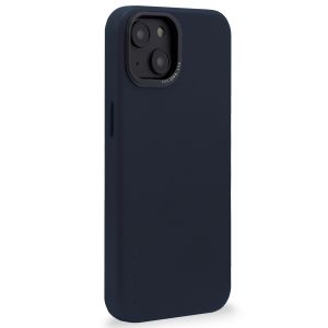 Decoded Leather Backcover MagSafe für das iPhone 14 Plus - Dunkelblau