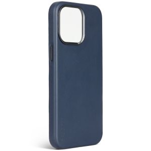 Decoded Leather Backcover MagSafe für das iPhone 15 Pro Max - Navy