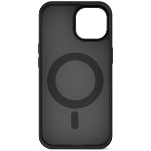Decoded ﻿Clear Stand Back Cover MagSafe für das iPhone 15 - Transparent / Schwarz