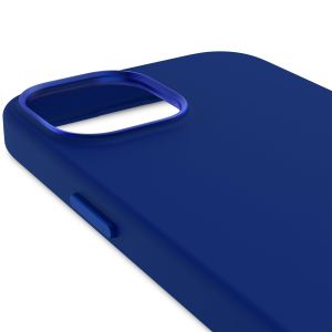 Decoded Silikon-Case MagSafe für das iPhone 15 - Dunkelblau
