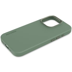 Decoded Silikon-Case MagSafe für das iPhone 15 Pro - Grün