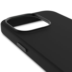 Decoded Silikon-Case MagSafe für das iPhone 15 Pro Max - Schwarz
