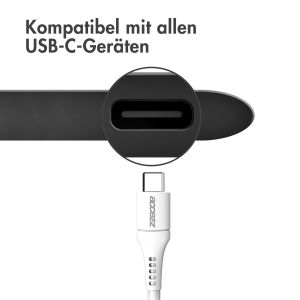 Accezz USB-C- auf USB-C-Kabel - 2 m - Weiß