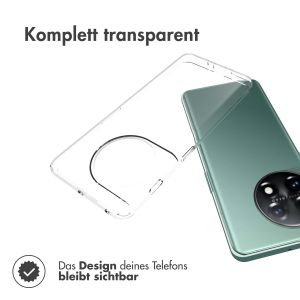 Accezz TPU Clear Cover für das OnePlus 11 - Transparent