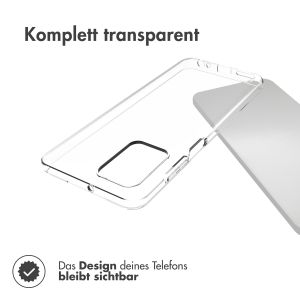 Accezz TPU Clear Cover für das Motorola Moto G73 - Transparent