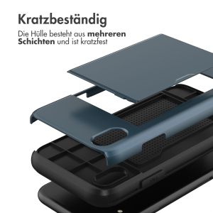 iMoshion Backcover mit Kartenfach für das iPhone Xr - Dunkelblau