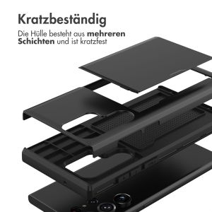 iMoshion Backcover mit Kartenfach für das Samsung Galaxy S22 Ultra - Schwarz