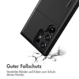 iMoshion Backcover mit Kartenfach für das Samsung Galaxy S23 Ultra - Schwarz