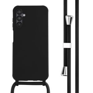 iMoshion Silikonhülle mit Band für das Samsung Galaxy A14 (5G) - Schwarz