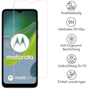 Selencia Displayschutz aus gehärtetem Glas für das Motorola Moto E13