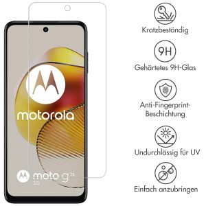 Selencia Displayschutz aus gehärtetem Glas für das Motorola Moto G73
