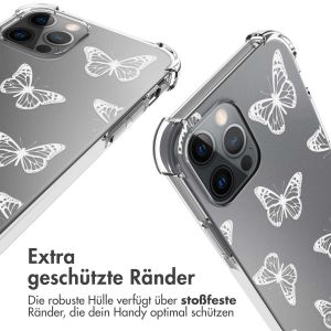 iMoshion Design Hülle mit Band für das iPhone 12 (Pro) - Butterfly