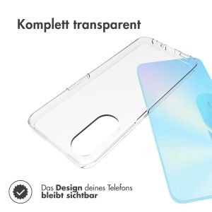 Accezz TPU Clear Cover für das Oppo A78 (5G) - Transparent