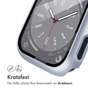 iMoshion Full Cover Hard Case für Apple Watch Series 4 / 5 / 6 / SE - 44 mm - Silber