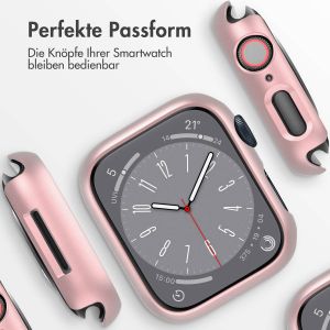 iMoshion Full Cover Hard Case für Apple Watch Series 7 / 8 / 9 - 45 mm - Rose Gold