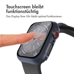 iMoshion Full Cover Hard Case für Apple Watch Series 7 / 8 / 9 - 45 mm - Dunkelblau