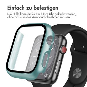 iMoshion Full Cover Hard Case für Apple Watch Series 7 / 8 / 9 - 45 mm - Dunkelgrün