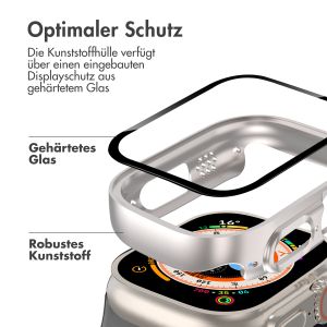 iMoshion Full Cover Hard Case für Apple Watch Ultra / Ultra 2 - 49 mm - Titanium