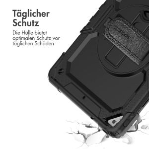Accezz ﻿Robustes Back Cover mit Schultergurt für das iPad Air 3 (2019) / Pro 10.5 (2017) - Schwarz
