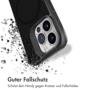 iMoshion Rugged Hybrid Carbon Case mit MagSafe für das iPhone 13 Pro Max - Schwarz