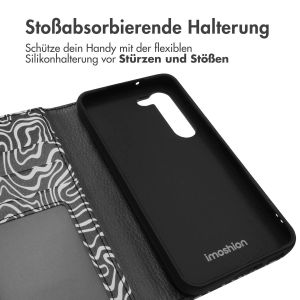 iMoshion ﻿Design Klapphülle für das Samsung Galaxy S23 - Black And White