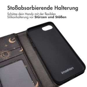iMoshion ﻿Design Klapphülle für das iPhone SE (2022 / 2020) / 8 / 7 / 6(s) - Sky Black