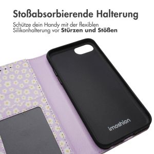 iMoshion ﻿Design Klapphülle für das iPhone SE (2022 / 2020) / 8 / 7 / 6(s) - White Daisy