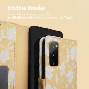 iMoshion ﻿Design Klapphülle für das Samsung Galaxy S20 FE - Yellow Flowers