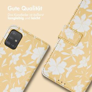iMoshion ﻿Design Klapphülle für das Samsung Galaxy A51 - Yellow Flowers