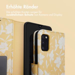 iMoshion ﻿Design Klapphülle für das Samsung Galaxy A41 - Yellow Flowers